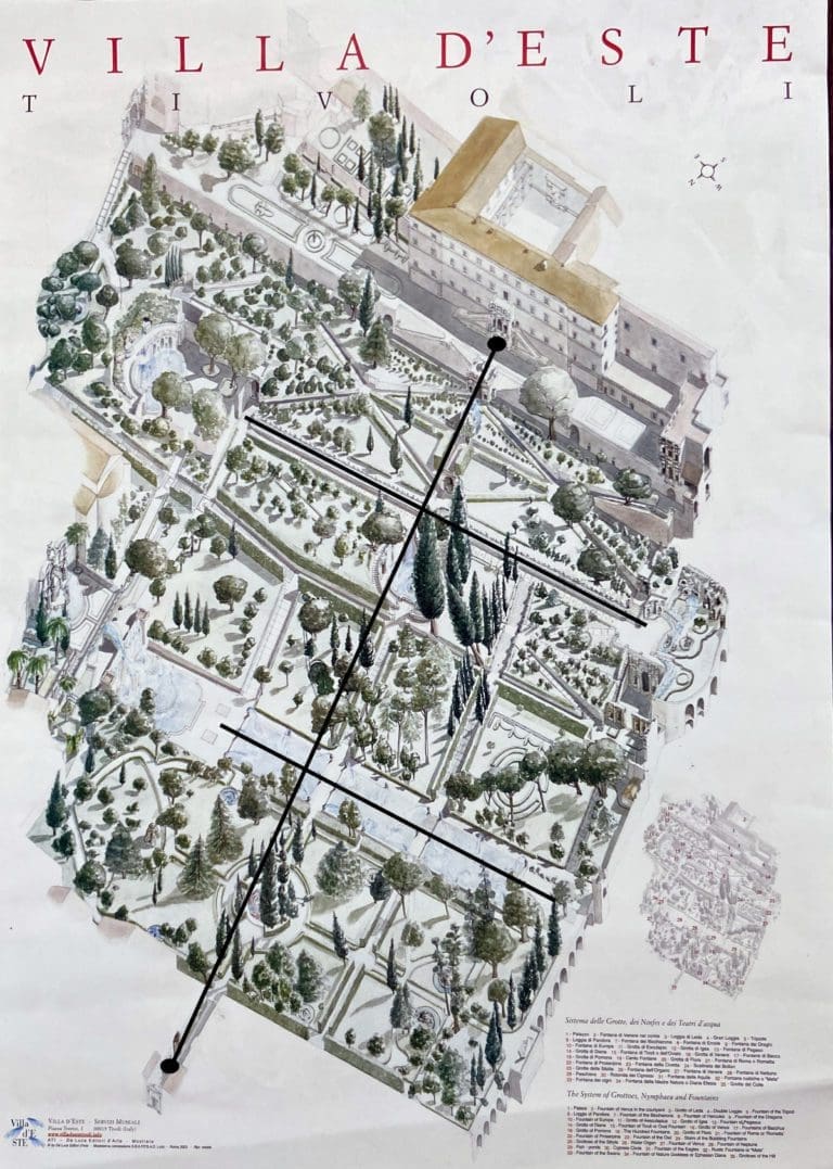 Villa d'Este Map
