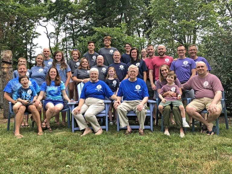 Walsh family group photo from 2019.