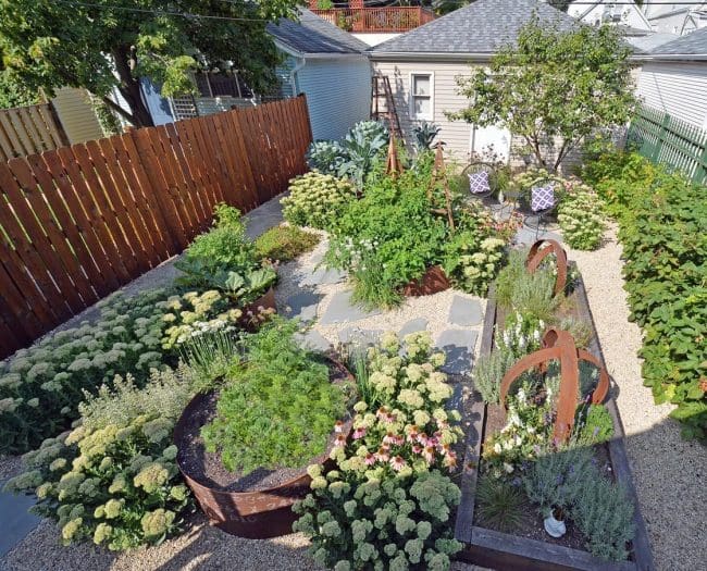 Vegetable Garden Back Yard